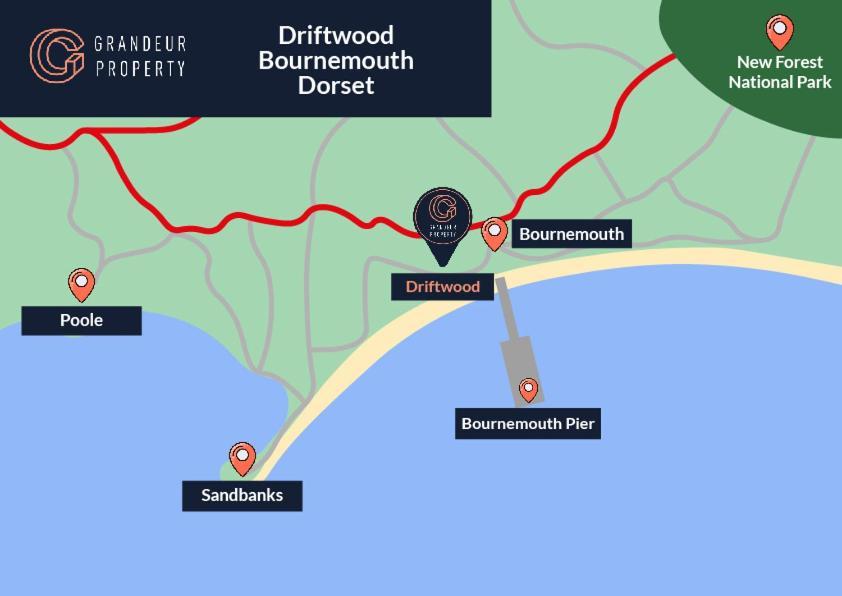Driftwood By Grandeur Property 伯恩茅斯 外观 照片